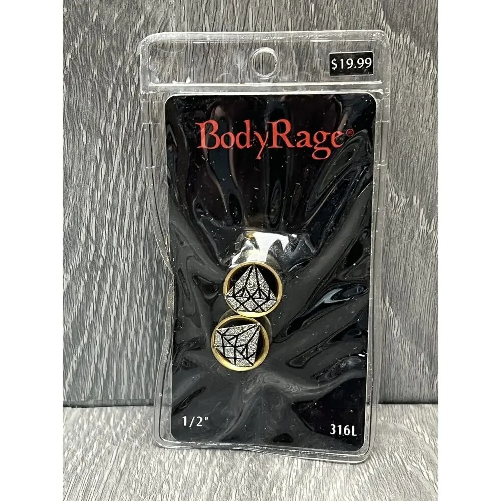 BodyRage Ear‎ Plugs Acrylic 1/2